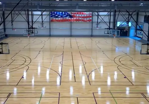 Fun City Courts, Burlington — indoor hardwood courts
